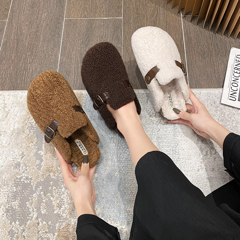 Insole Arch Support - Sepatu Clogs Bulu Fashion 2025 untuk