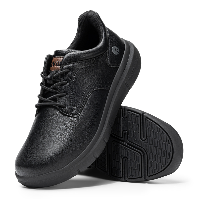 Insole Arch Support - Sepatu Kasual Slip-On Kulit Lebar untuk