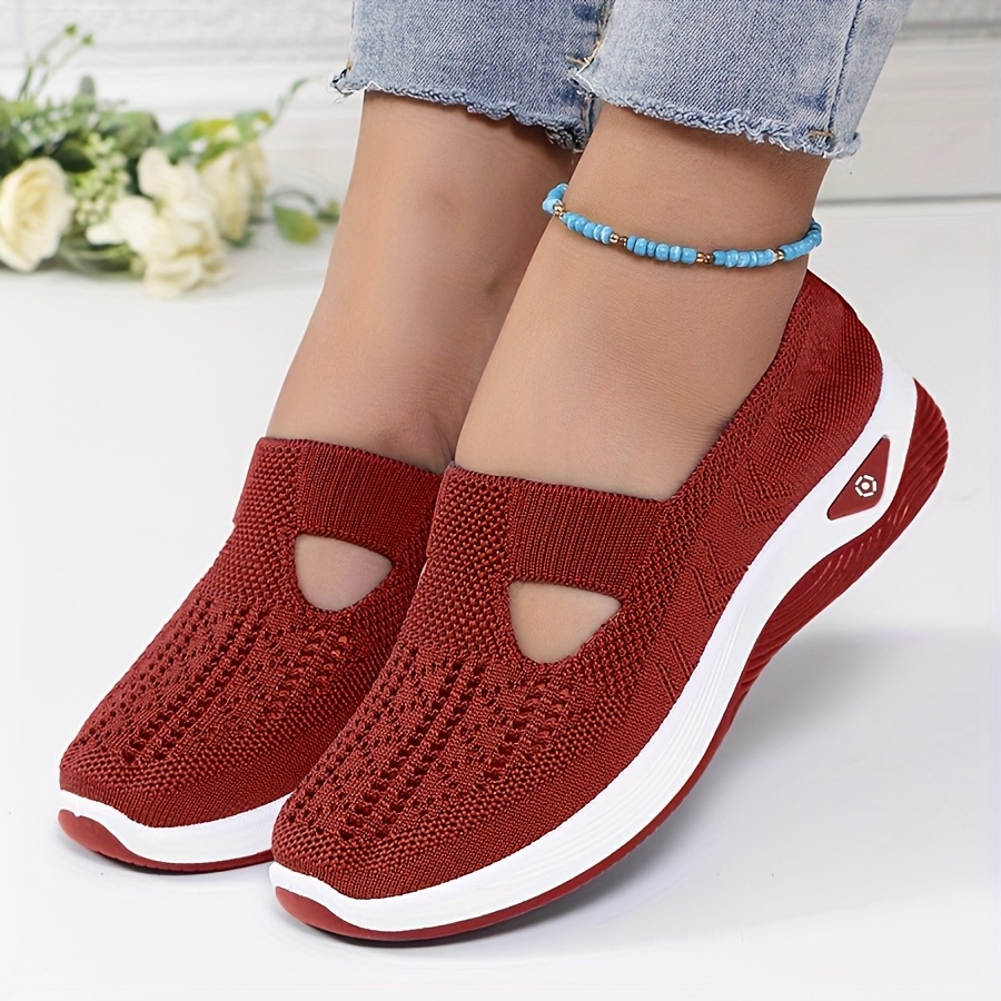 Sepatu Sneakers Rajut Wanita M - Insole Arch Support ulasan dan harga