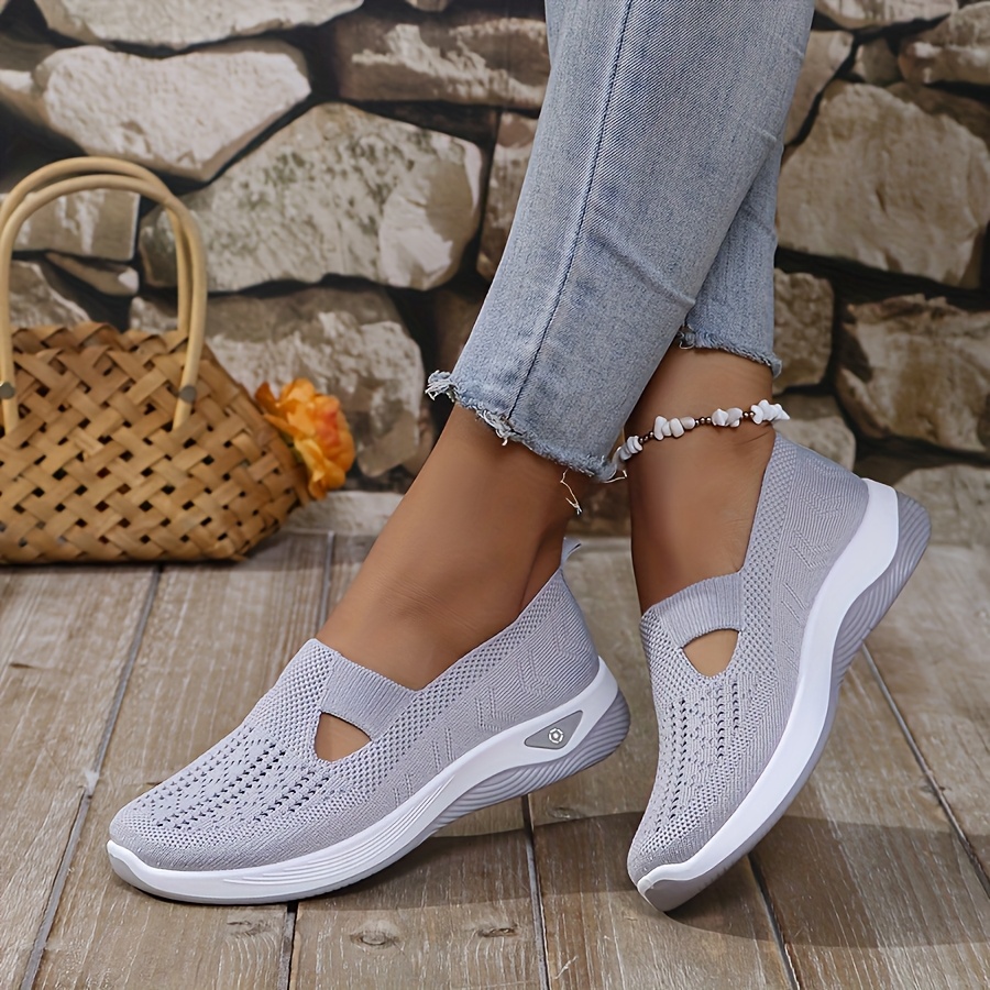 Sepatu Sneakers Rajut Wanita M - Insole Arch Support ulasan dan harga