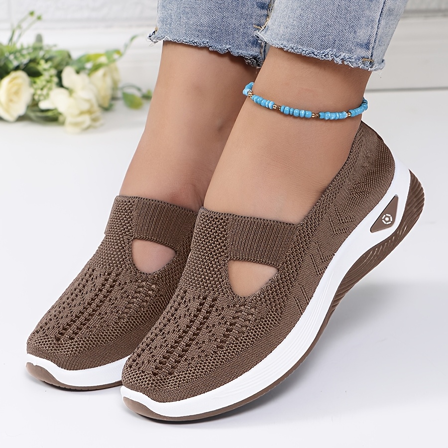 Sepatu Sneakers Rajut Wanita M - Insole Arch Support ulasan dan harga