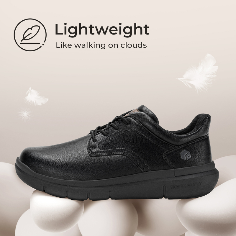 Sepatu Kasual Slip-On Kulit Le - Insole Arch Support ulasan dan harga