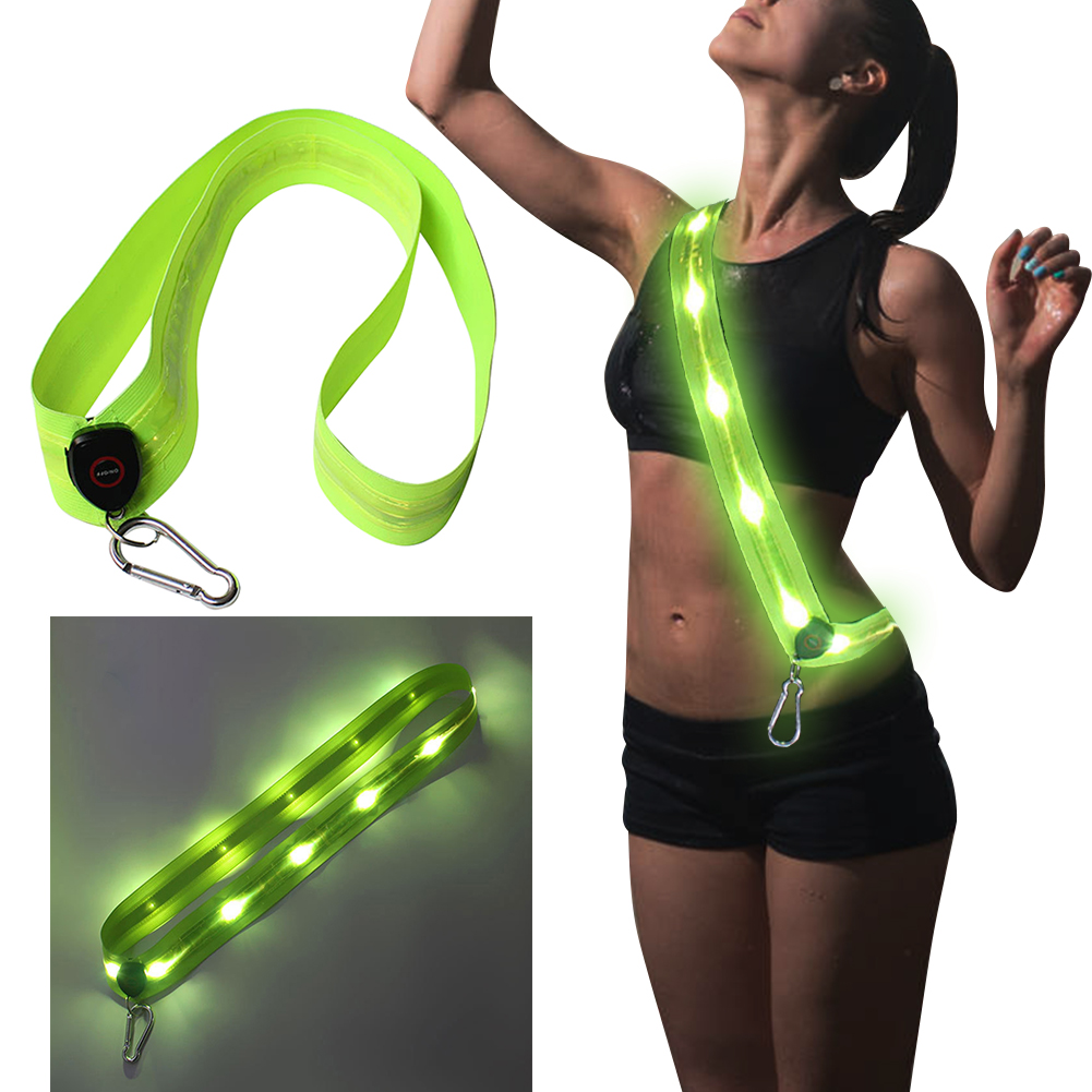Sabuk Bahu LED Tali Lari Refle - Running Gear For Night ulasan dan harga